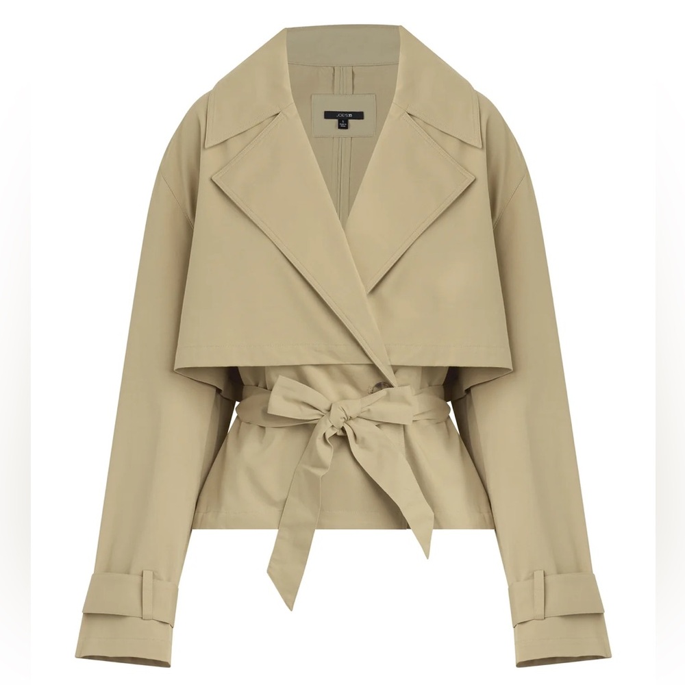 LIKE NEW: Joe's Jeans - Liz Cropped Trench Coat in Camel